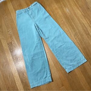 We the Free by Free People Mint Blue Wide Leg High Waist Pants 25